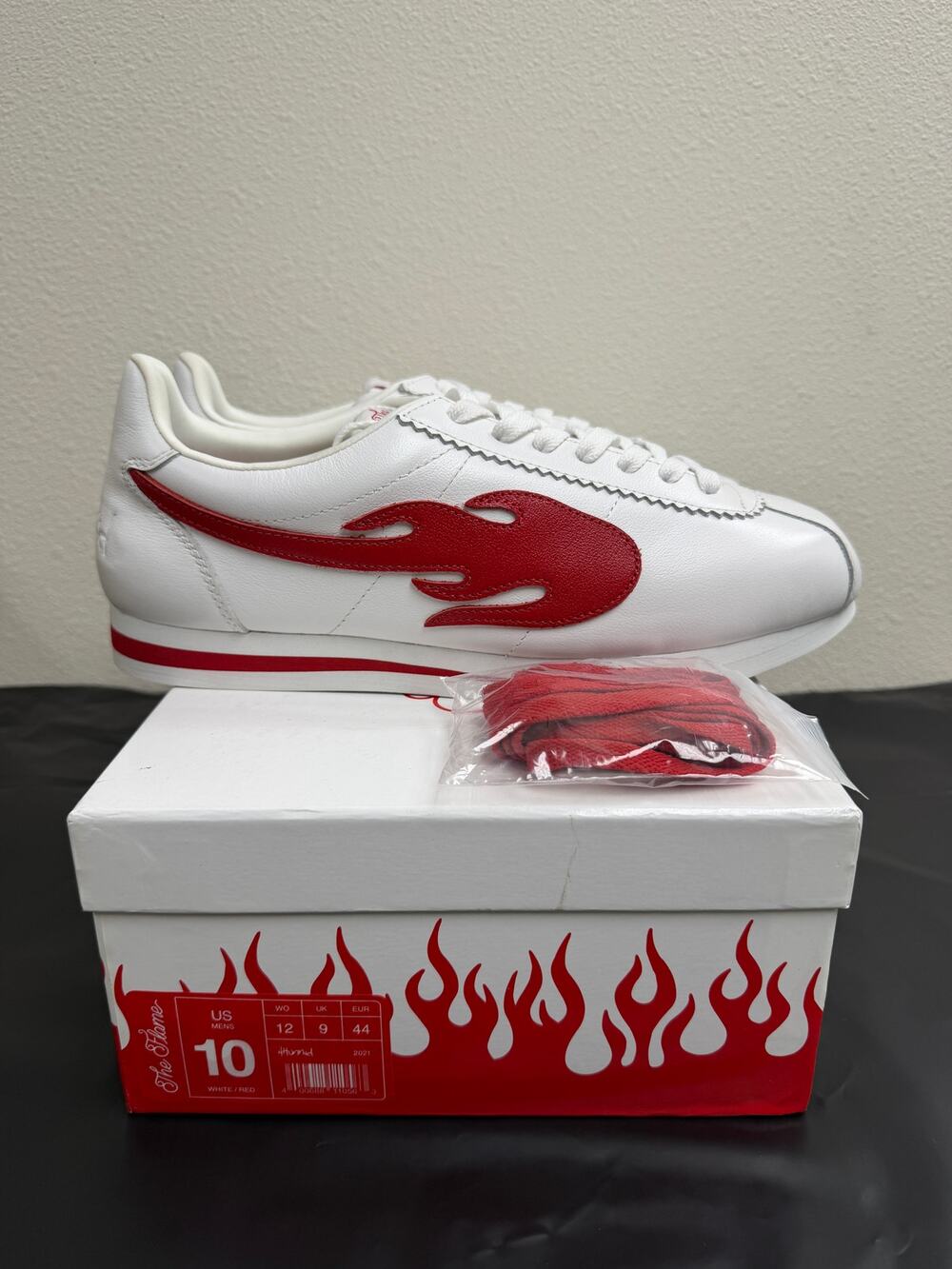 4Hunnid The Block Runner White Red Men’s Size 11 New